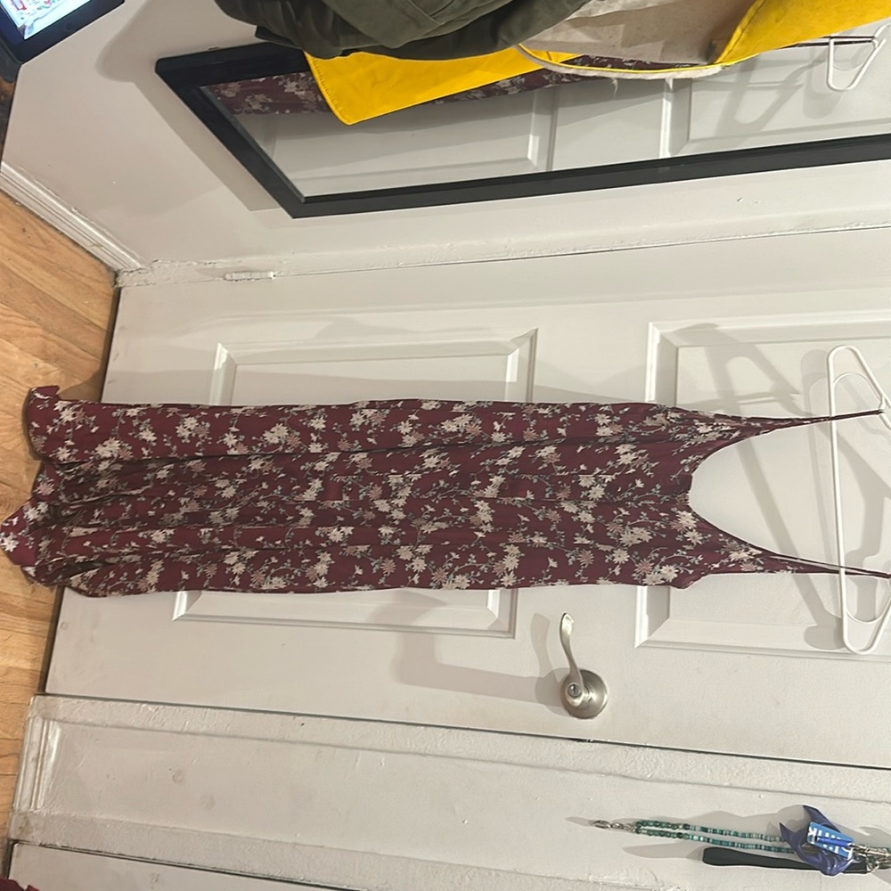 Long Floral Dress with Slits